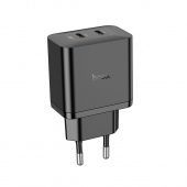 Сетевое зарядное устройство Hoco N35 (PD45W(2C) цвет: Чёрный