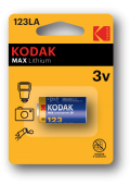 Литиевые батарейки Kodak CR123/1BL Lithium