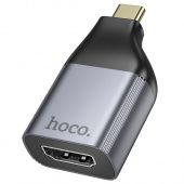Адаптер Hoco UA33 Type-C - HDMI цвет: металлик