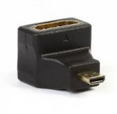 Адаптер Smartbuy micro HDMI M - HDMI F, угловой разъем (A118)/1000