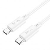 Дата-кабель Hoco X88 Type-C to Type-C (60W,1 м) цвет: белый