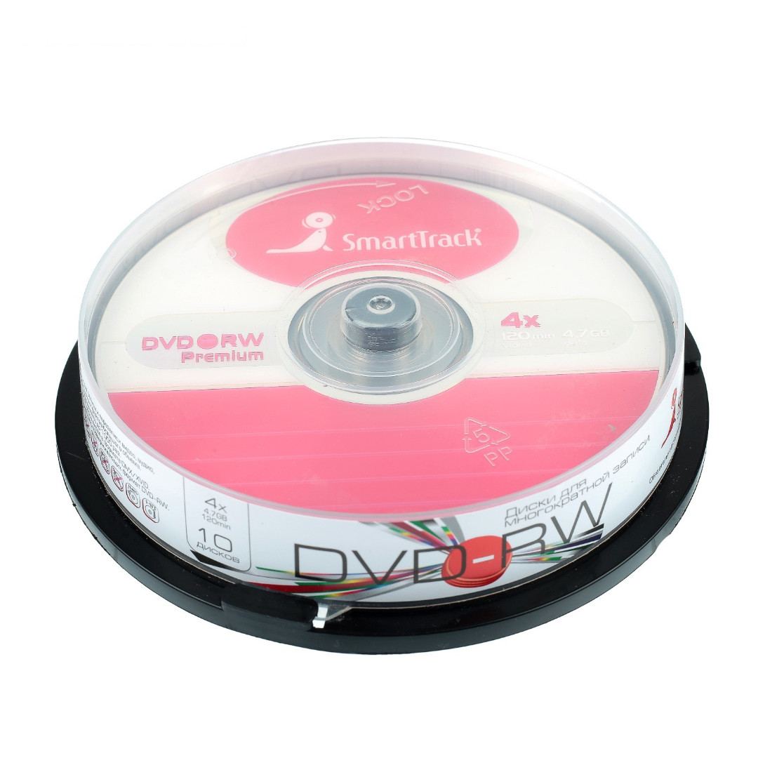 Диск DVD+RW 4,7GB 4x CB-10