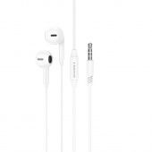 Наушники Borofone BM71 с микрофоном (1.2 м), цвет: белый