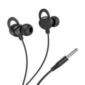 Наушники Hoco M103 с микрофоном (1.2 м) цвет: Чёрный