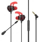 Наушники Hoco M105 игровые с микрофоном (1.2 м) цвет: Чёрный