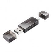 Картридер Borofone DHB03 (USB 2.0/IP) цвет: Чёрный