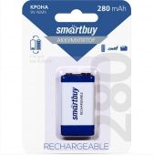 Аккумулятор SMARTBUY 9V /1BL 280 mAh