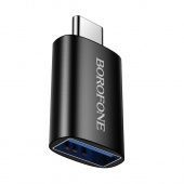 Адаптер Borofone BV26C Type-C - USB 3.0 цвет: черный   