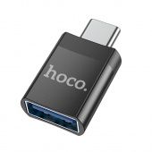 Адаптер Hoco UA17 Type-C - USB 3.0 цвет: Чёрный