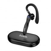 Bluetooth-гарнитура Hoco DES60 (бизнес-модель с кейсом+ ENC) цвет: Чёрный