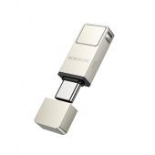 USB-C(Type-C) флэш-диск Borofone BUD6 16Gb  (USB 3.0 металл) цвет: металлик