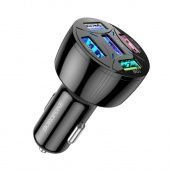 Автомобильное ЗУ Borofone BZ06 (5 портов USB-33W) цвет: Чёрный
