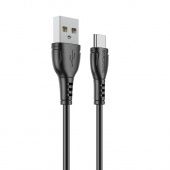 Дата-кабель BOROFONE BX51 Type-C (1м., 3.A), цвет: Чёрный
