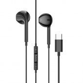 Наушники Hoco M101 с микрофоном, штекер Type-C цвет: Чёрный