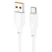 Дата-кабель Hoco X93 Type-C (27W,1 м) цвет: белый
