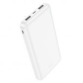 Внешний аккумулятор Hoco J100  10000mAh цвет: белый (CCC)