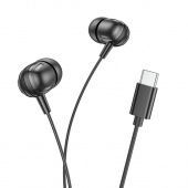 Наушники проводные Borofone BM77 Type-C цвет: Чёрный