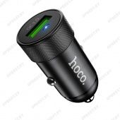 Автомобильное ЗУ Hoco Z32 (1USB: QC3.0) цвет: Чёрный
