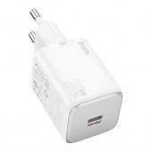 Сетевое зарядное устройство Hoco N40 (PD20W Type-C) цвет: белый