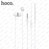 Наушники Hoco M34 с микрофоном, цвет: белый