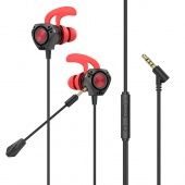 Наушники Borofone BM81 игровые с микрофоном (1.2 м) цвет: Чёрный