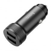 Автомобильное ЗУ Hoco Z49 (2USB: 5V/2.4A) цвет: Чёрный