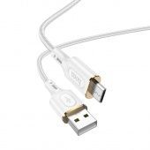 Дата-кабель Hoco X95 Micro (1 м, 2.4 A,нейлон) цвет: белый