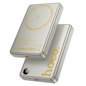 Внешний аккумулятор Hoco Q34  10000 mAh (PD20W MagSafe) цвет: титановое Золотой