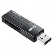 Картридер Hoco HB20 (USB 3.0, 5Gbps) цвет: чёрный