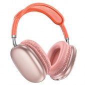 Беспроводные наушники Borofone BO22 Plus полноразмерные цвет: розовый