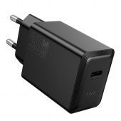 Сетевое зарядное устройство Hoco N70 (PD30W Type-C)  цвет: Чёрный