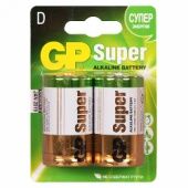 Батарейки алкалиновые GP Super LR20/2ВР 2/20