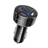 Автомобильное ЗУ Borofone BZ04 (4 порта USB-28W) цвет: Чёрный