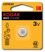 Литиевые батарейки Kodak MAX Lithium CR1620/1BP