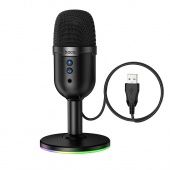 Микрофон настольный Hoco L25 USB цвет: черный