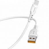 Дата-кабель Denmen D06T Type-C (1м., 2.4A) цвет: белый