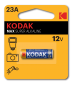 Батарейки Kodak MAX SUPER ALKALINE 23A/1BL