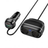 Автомобильное ЗУ Hoco Z59 (48W PD30W+QC3.0) цвет: Чёрный