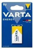 Батарейки алкалиновые VARTA Energy 6LR61/BP Крона