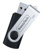 USB флэш-диск BreezyTech U006 (16GB) в блистере цвет: Чёрный