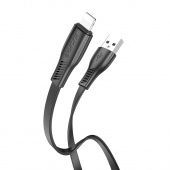 Дата-кабель Borofone BX85 IP (1м., 2.4A) цвет: Чёрный