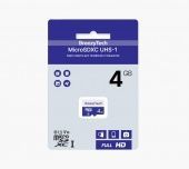 Карта памяти micro SD BreezyTech 4GB Class 6 (без адаптера)