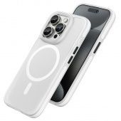 Чехол Hoco AS2 для iP15 Pro Max магнитный,противоударный цвет: белый