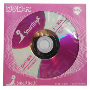 Диск DVD-R Smart Track 4.7GB 16x Конверт-1(Б)
