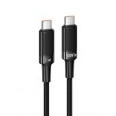 Кабель Hoco U153  Type-C to Type-C (100W, нейлон, 1.2 м)  цвет: черный