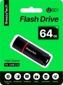 USB флэш-диск BreezyTech U001 (64GB) в блистере цвет: Чёрный