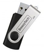 USB флэш-диск BreezyTech U006 (4GB) в блистере цвет: Чёрный