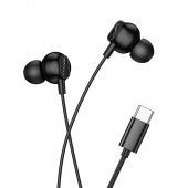 Наушники Hoco M117 Type-C  цвет: черный