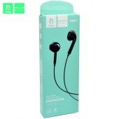 Наушники Denmen DR01 с микрофоном (1.2 м), цвет: Чёрный