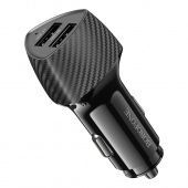 Автомобильное ЗУ Borofone BZ31A (2USB: 5V/2.4A) цвет: Чёрный